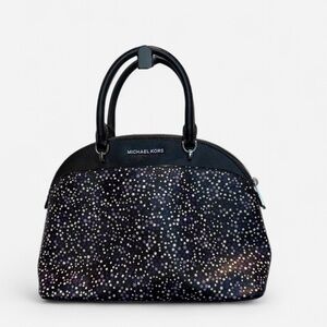 Michael Kors Blue Black Starry Night Purse